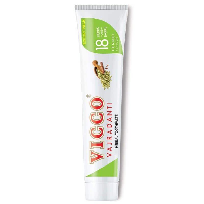 Ayurvedic toothpaste with fennel by Vicco